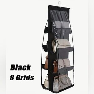 Hanging 8 slot purse organizer New